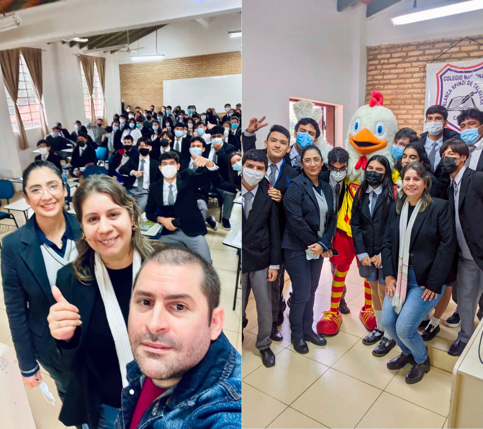 Charla de Marketing Digital a alumnos de la Escuela Nacional Blanca Spinzi de Talavera de Capiatá